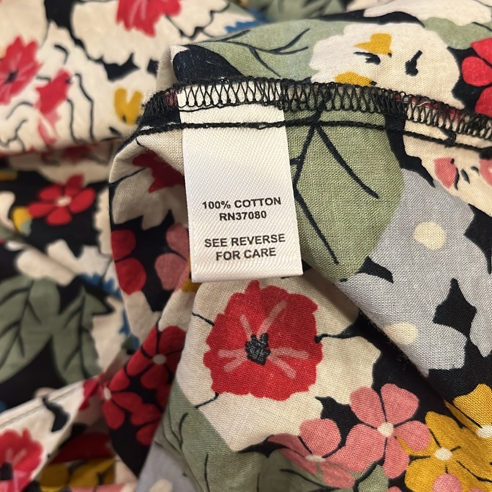 Cato Floral Faux Wrap Top Blouse - Picture 9 of 9